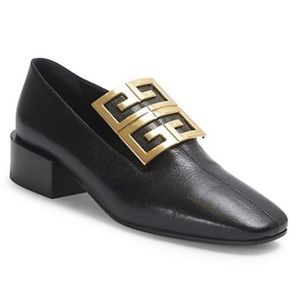 Givenchy 4G logo black loafer, size 38.5